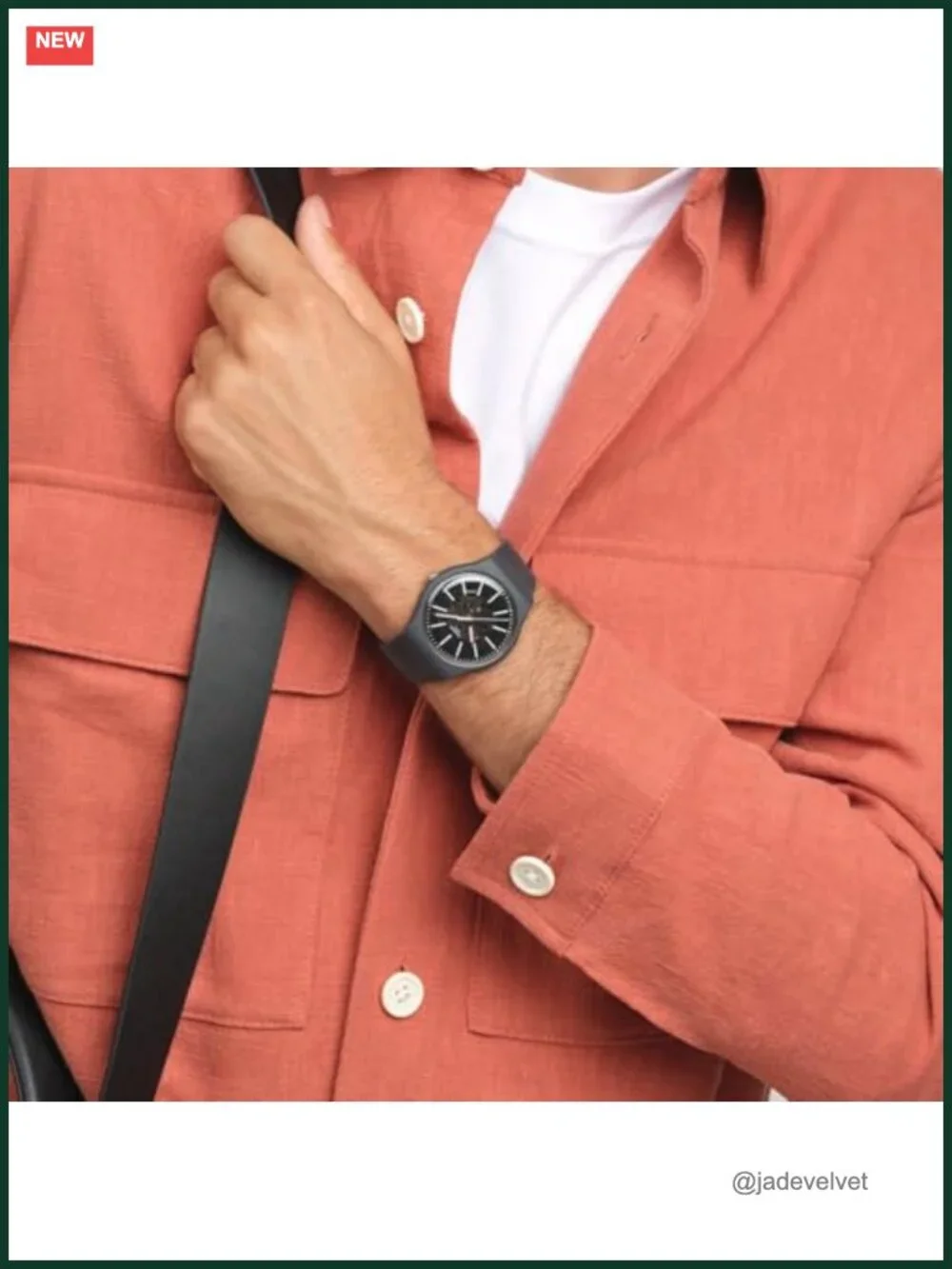 New Gent Biosourced Lacquered Unisex Watch Quartz Waterproof Polymer